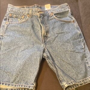 Levi's Blue Jean Shorts Classic Denim Style